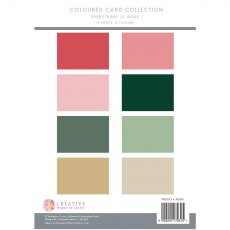 The Paper Boutique Everything is Rosy A4 Coloured Card Collection | 24 sheets