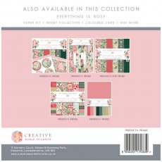 The Paper Boutique Everything is Rosy 8 x 8 inch Paper Kit | 36 sheets