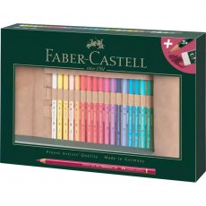 Faber-Castell Polychromos Colour Pencils in Roll | 34 pieces