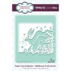 Creative Expressions Craft Dies Paper Cuts Collection Wildflower Frolic Corner