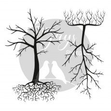 Two Jays Finger Stamps Rooted Trees | Set of 2