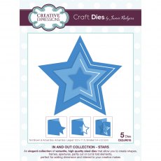 Jamie Rodgers Craft Die In and Out Collection Stars | Set of 5