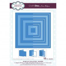 Jamie Rodgers Craft Die In and Out Collection Squares | Set of 13