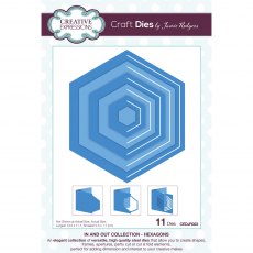 Jamie Rodgers Craft Die In and Out Collection Hexagons | Set of 11