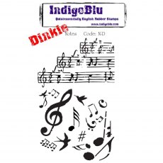 IndigoBlu A7 Rubber Mounted Stamp Dinkie Notes | Set of 2
