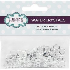 Creative Expressions Water Crystals in 4mm, 5mm & 8mm | Pack of 120