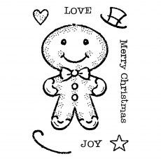Woodware Clear Stamps Gingerbread Man | Set of 8