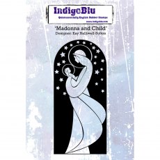 IndigoBlu A6 Rubber Mounted Stamp Madonna and Child