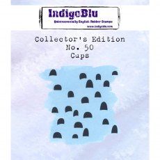 IndigoBlu A7 Rubber Mounted Stamp Collectors Edition No 50 - Cups