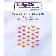IndigoBlu A7 Rubber Mounted Stamp Collectors Edition No 54 - Mini Diamonds
