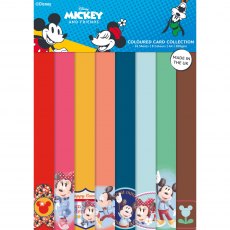 Disney Mickey and Friends A4 Coloured Card Pack | 24 sheets