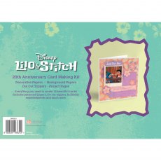 Disney Lilo & Stitch 20th Anniversary Card Making Kit | 8 x 8 inch