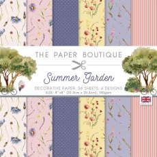 The Paper Boutique Summer Garden 8 x 8 inch Paper Pad | 36 sheets