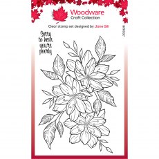Woodware Clear Stamps Clematis Trio | Set of 2