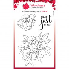 Woodware Clear Stamps Just The Best | Set of 3