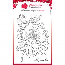 Woodware Clear Stamps Magnolia | Set of 2