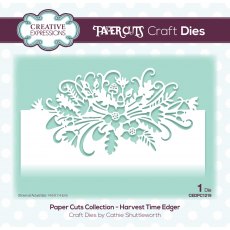 Creative Expressions Craft Dies Paper Cuts Collection Harvest Time Edger