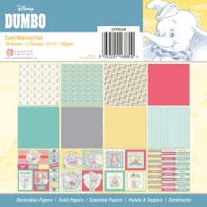 Disney Dumbo 8 x 8 inch Card Making Pad | 36 sheets