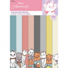 Disney The Aristocats  A4 Coloured Card Pack | 24 sheets