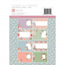 The Paper Tree Floral Elegance A4 Insert Collection | 16 sheets