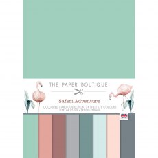 The Paper Boutique Safari Adventure A4 Colour Card Collection | 24 sheets