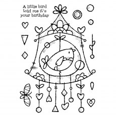 Woodware Clear Stamps Wire Birdhouse | Set of 12