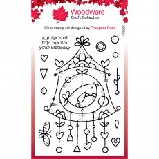 Woodware Clear Stamps Wire Birdhouse | Set of 12