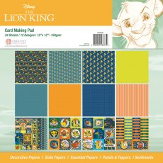 Disney The Lion King Card Making Pad | 12 x 12 inch