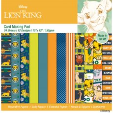 Disney The Lion King Card Making Pad | 12 x 12 inch