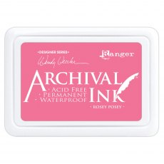 Ranger Wendy Vecchi Archival Ink Pad Rosey Posey