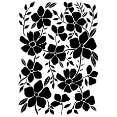 Creative Expressions Helen Colebrook Stencil Floral Daydream | 7 x 5 inch