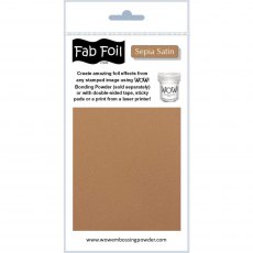 Wow Fab Foil Satin Sepia | 10cm x 1m