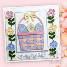 Sue Wilson Craft Dies Necessities Collection Easter Eggs & Flowers | Set of 8