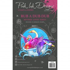 Pink Ink Designs Clear Stamp Rub A Dub Dub | Set of 14