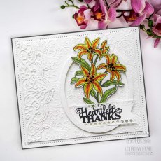 Sue Wilson Craft Dies StampCuts Collection Tiger Lily