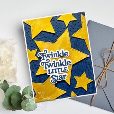 Sue Wilson Craft Dies Mini Shadowed Sentiments Collection Twinkle Twinkle Little Star | Set of 2