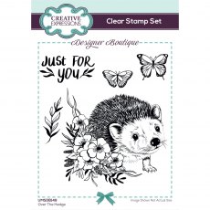 Creative Expressions Designer Boutique Clear Stamps Over The Hedge | Set of 5