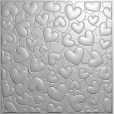 Sue Wilson 3D Embossing Folder Heart To Heart