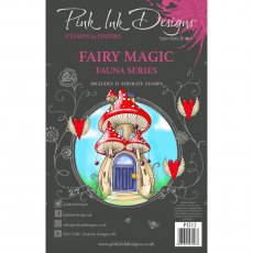 Pink Ink Designs Clear Stamp Fairy Magic | Set of 11
