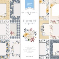 The Paper Boutique Blooms of Elegance Frames & Inserts 6 x 6 inch Paper Pad | 24 sheets