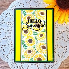 Creative Expressions Mini Triple Layering Stencil Sunflowers | 4 x 3 inch