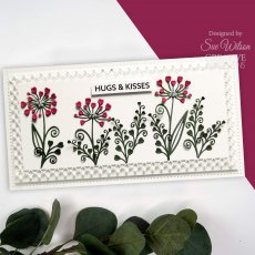 Sue Wilson Craft Dies Finishing Touches Collection Heart Blooms | Set of 9