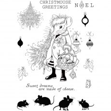 Pink Ink Designs Clear Stamp Mouserella | Set of 15