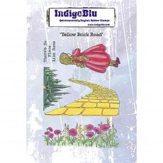 IndigoBlu A6 Rubber Mounted Stamp Yellow Brick Road | Set of 5