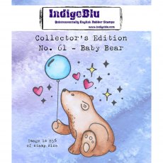 IndigoBlu A7 Rubber Mounted Stamp Collectors Edition No 61 - Baby Bear