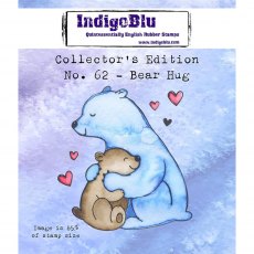 IndigoBlu A7 Rubber Mounted Stamp Collectors Edition No 62 - Bear Hug
