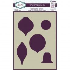 Creative Expressions Companion Colouring Stencil Bauble Bliss | 6 x 8 inch