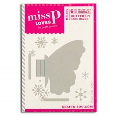 Miss P Loves Die Set Boundless Journal Butterfly Page Hinge | Set of 6