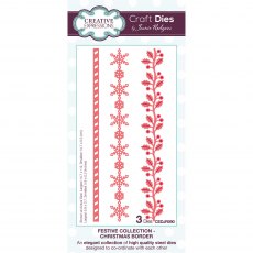 Jamie Rodgers Craft Die Festive Collection Christmas Border | Set of 3