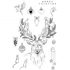 Katkin Krafts Clear Stamp Antlers | Set of 11